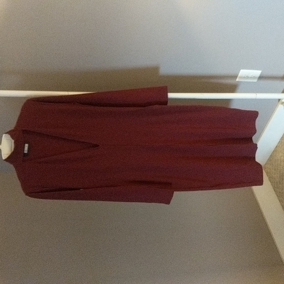 Reformation dress turtleneck deep v cutout long sleeve - Picture 1 of 8